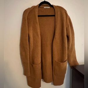Burnt orange oversized cardigan